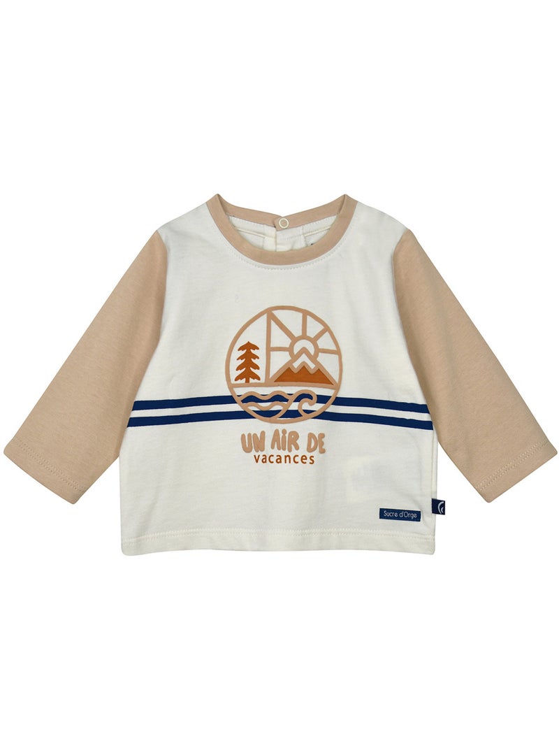 Ensemble T-shirt et pantalon Rémi Beige - Kiabi