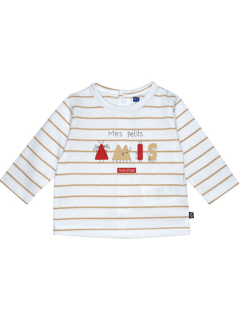Ensemble T-shirt et pantalon Robin Blanc - Kiabi