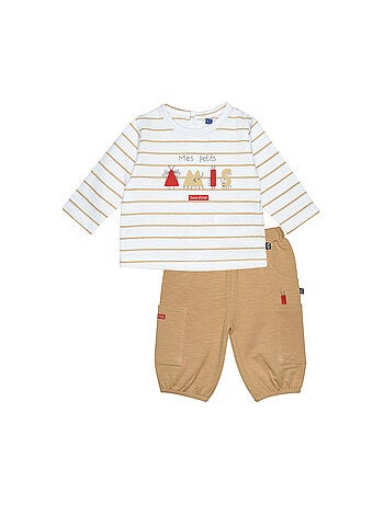 Ensemble T-shirt et pantalon Robin Sucre d'Orge