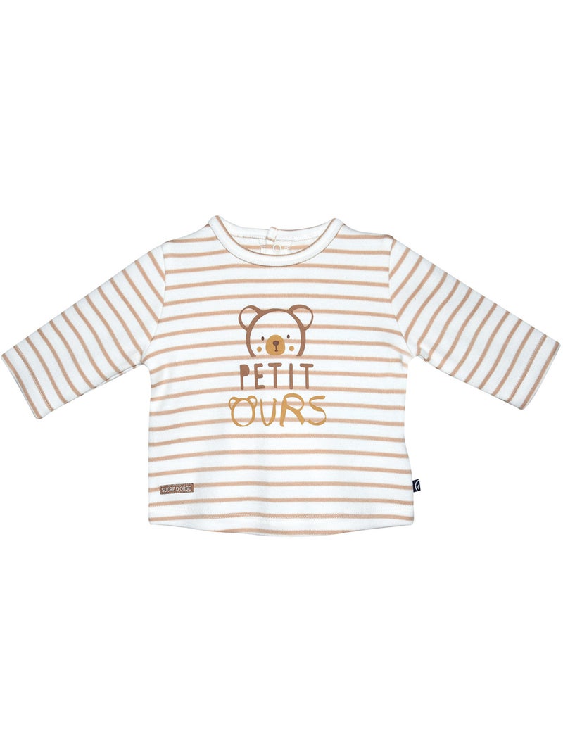Ensemble T-shirt et pantalon Rodney Beige - Kiabi