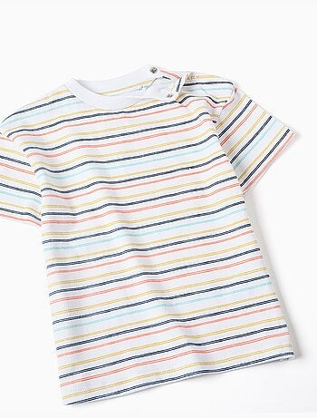 Ensemble T-shirt et salopette en coton