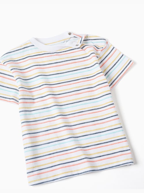 Ensemble T-shirt et salopette en coton - Kiabi