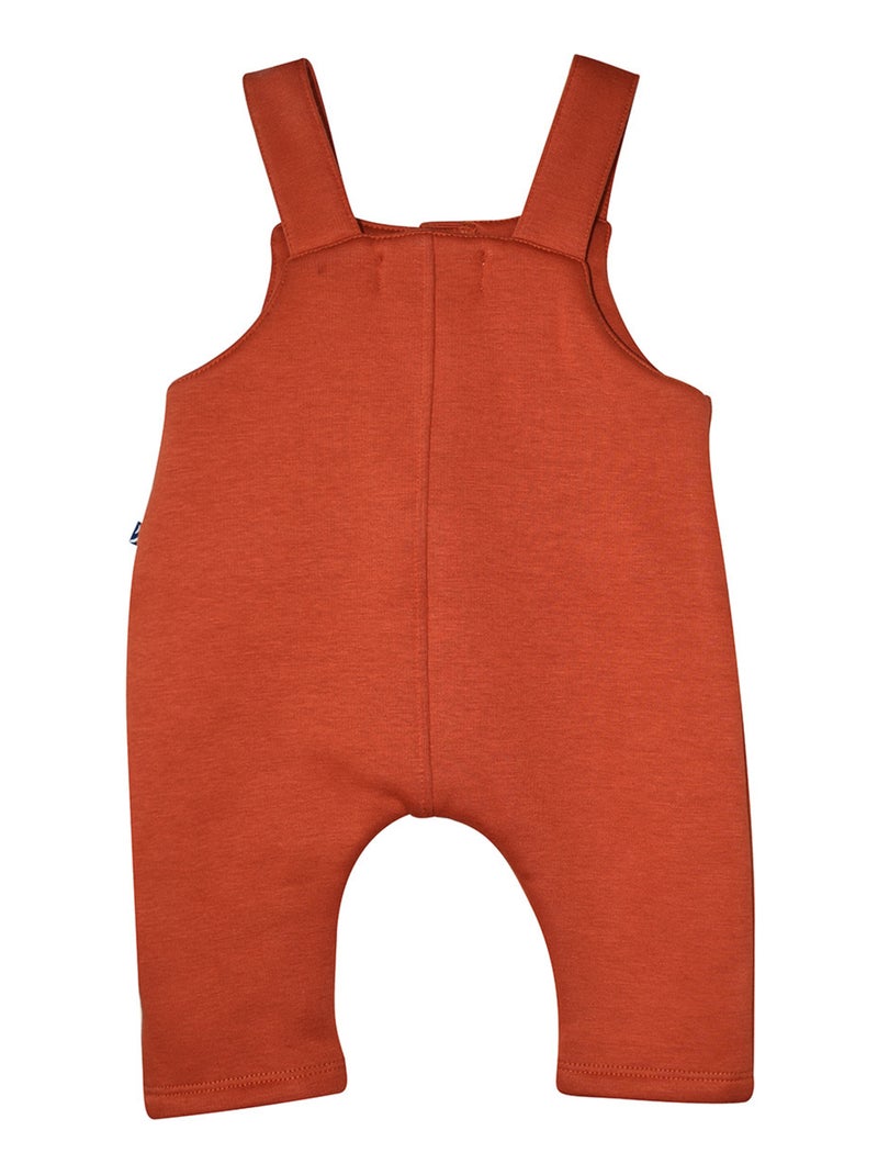 Ensemble t-shirt et salopette Paulin Orange - Kiabi