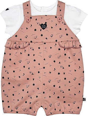 Ensemble T-shirt et salopette Rima