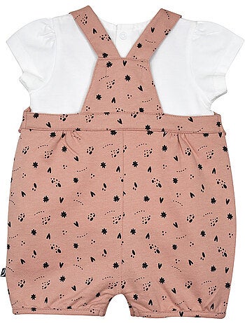 Ensemble T-shirt et salopette Rima