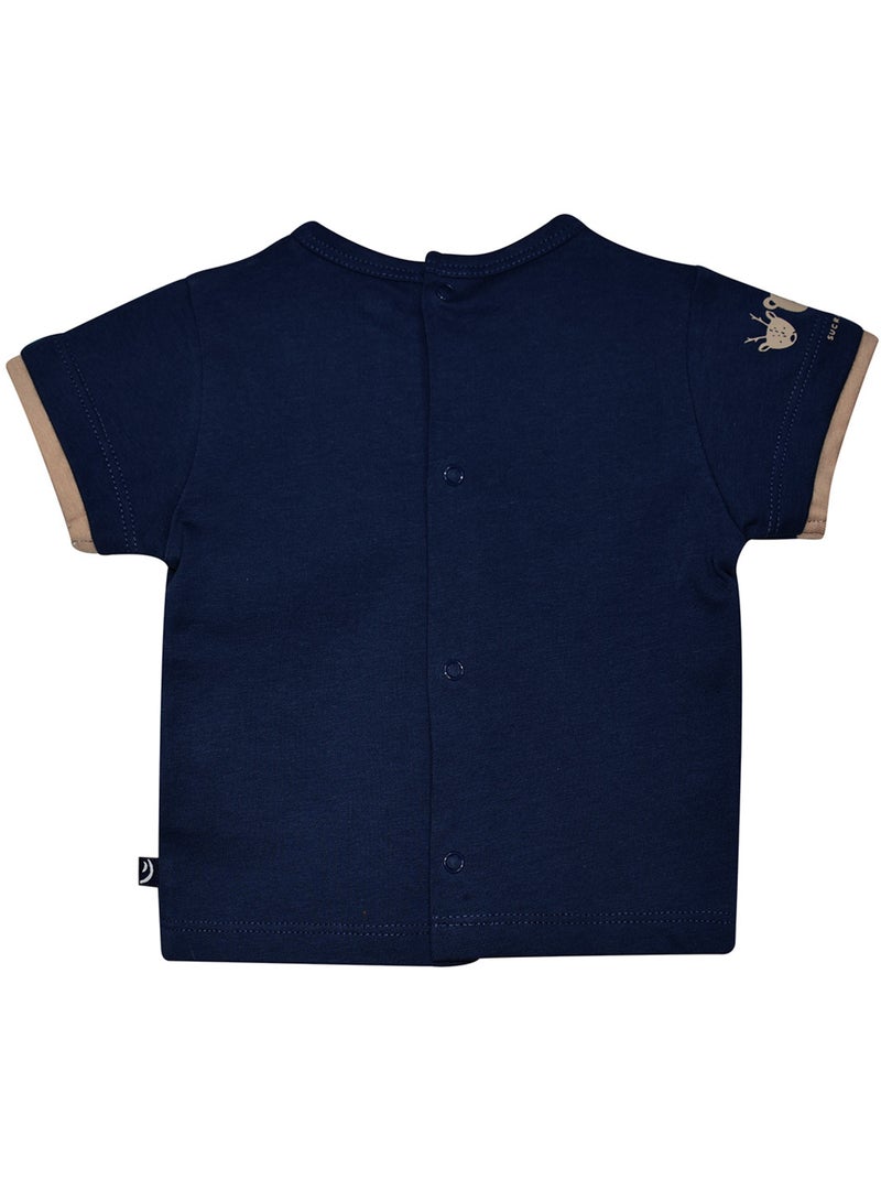 Ensemble T-shirt et salopette Ryan Beige - Kiabi