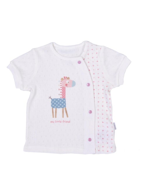 Ensemble t-shirt et short bébé , Girafe Kitikate - Kiabi