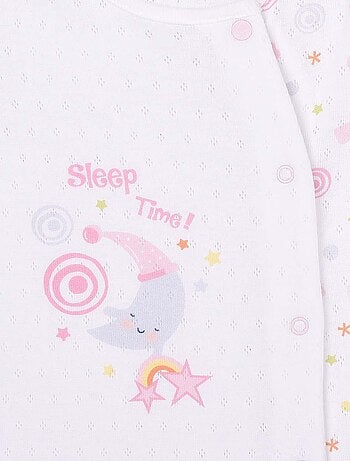 Ensemble t-shirt et short bébé , Sleep Time Kitikate