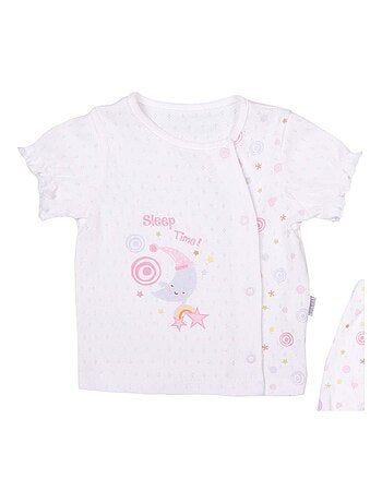 Ensemble t-shirt et short bébé , Sleep Time Kitikate