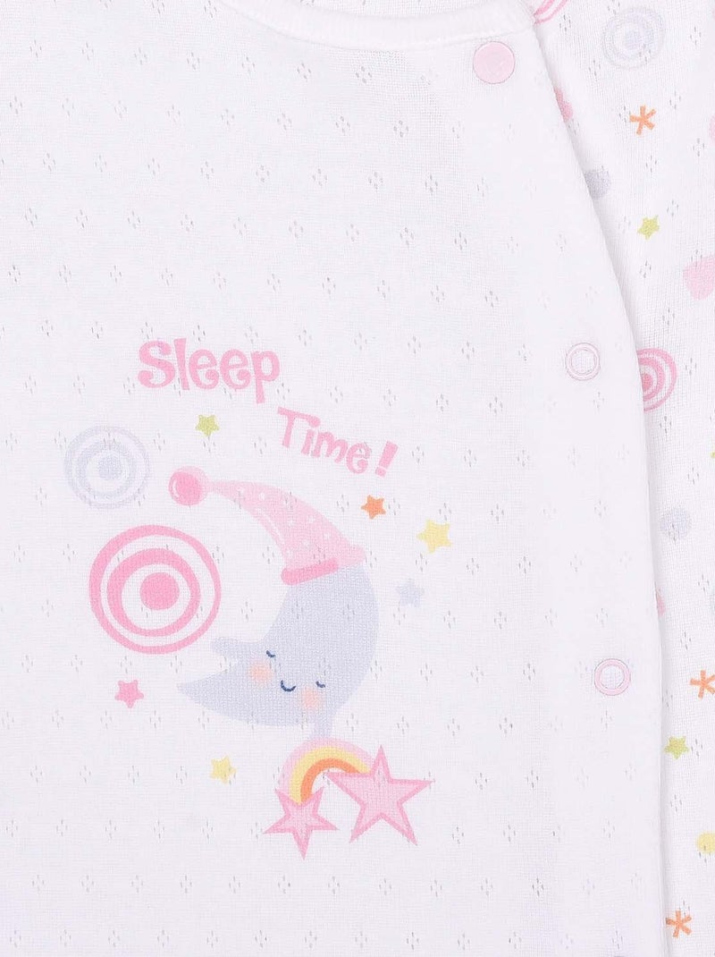Ensemble t-shirt et short bébé , Sleep Time Kitikate Rose - Kiabi