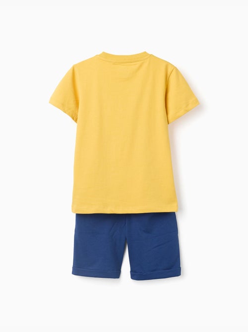 Ensemble T-shirt et short en coton avec imprimé - Kiabi Ensemble T-shirt et short en coton avec imprimé - Kiabi