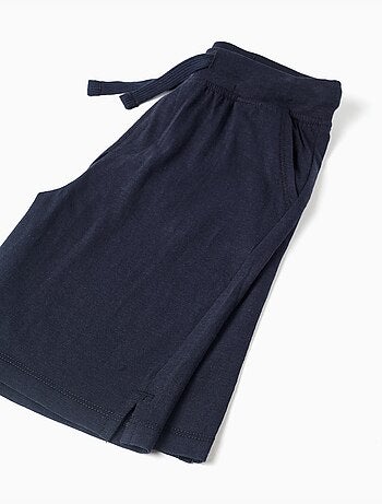 Ensemble T-shirt et short en coton avec imprimé