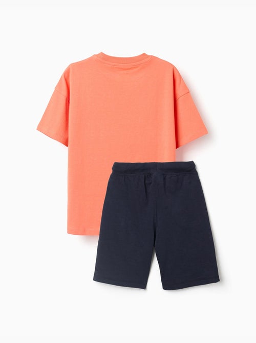 Ensemble T-shirt et short en coton avec imprimé - Kiabi Ensemble T-shirt et short en coton avec imprimé - Kiabi