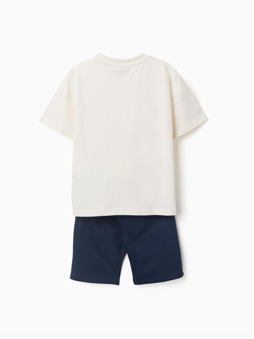 Ensemble T-shirt et short en coton avec imprimé Pikachu - Kiabi Ensemble T-shirt et short en coton avec imprimé Pikachu - Kiabi
