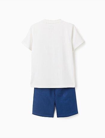 Ensemble T-shirt et short en coton avec imprimé Spider-Man