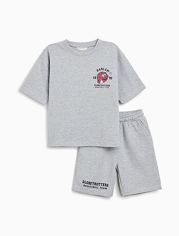 Ensemble t-shirt et short en polaire MO Fashion