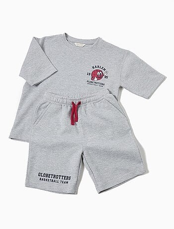Ensemble t-shirt et short en polaire MO Fashion