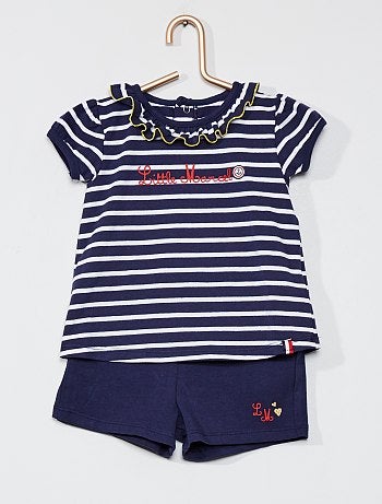 Ensemble t-shirt et short 'Little Marcel'