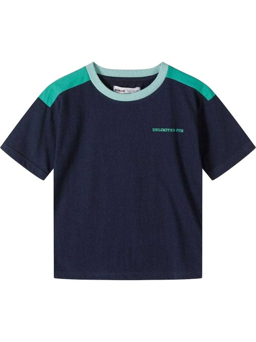 Ensemble t-shirt et short motif/style détail contrasté - minoti - Kiabi