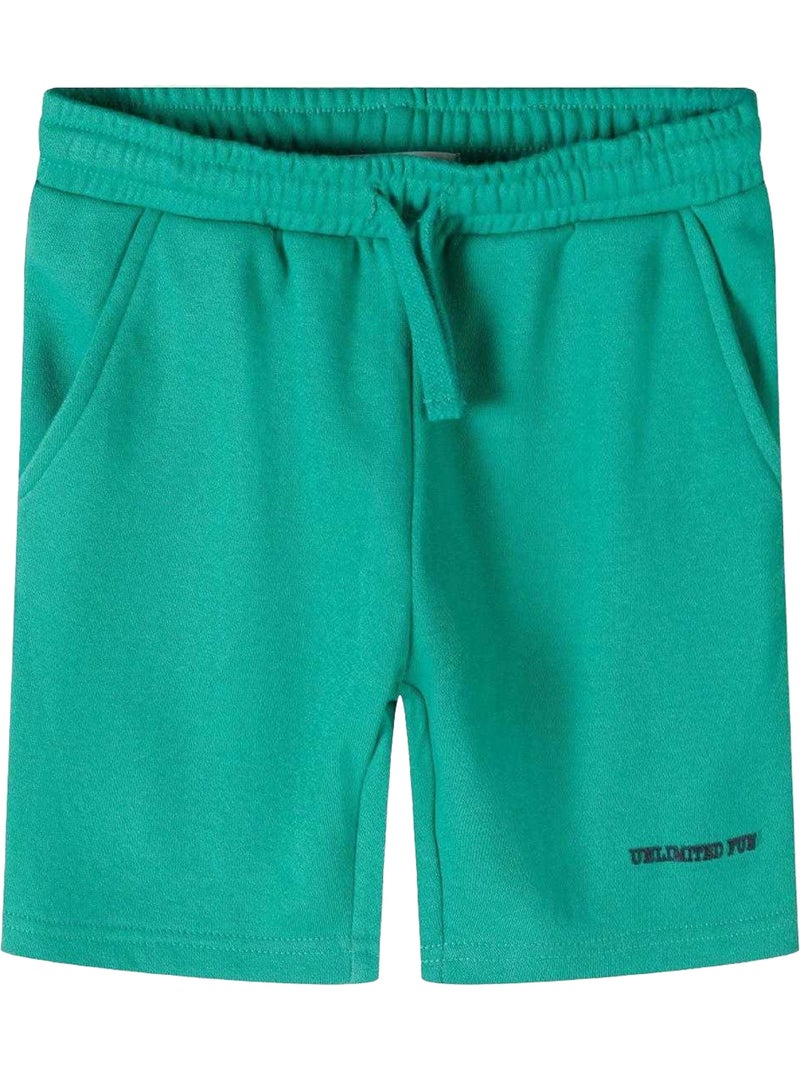 Ensemble t-shirt et short motif/style détail contrasté - minoti Vert fluo - Kiabi