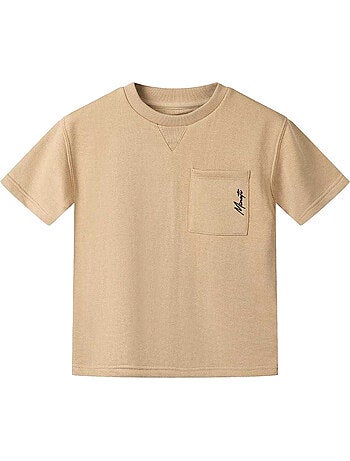 Ensemble t-shirt et short motif/style texte - minoti