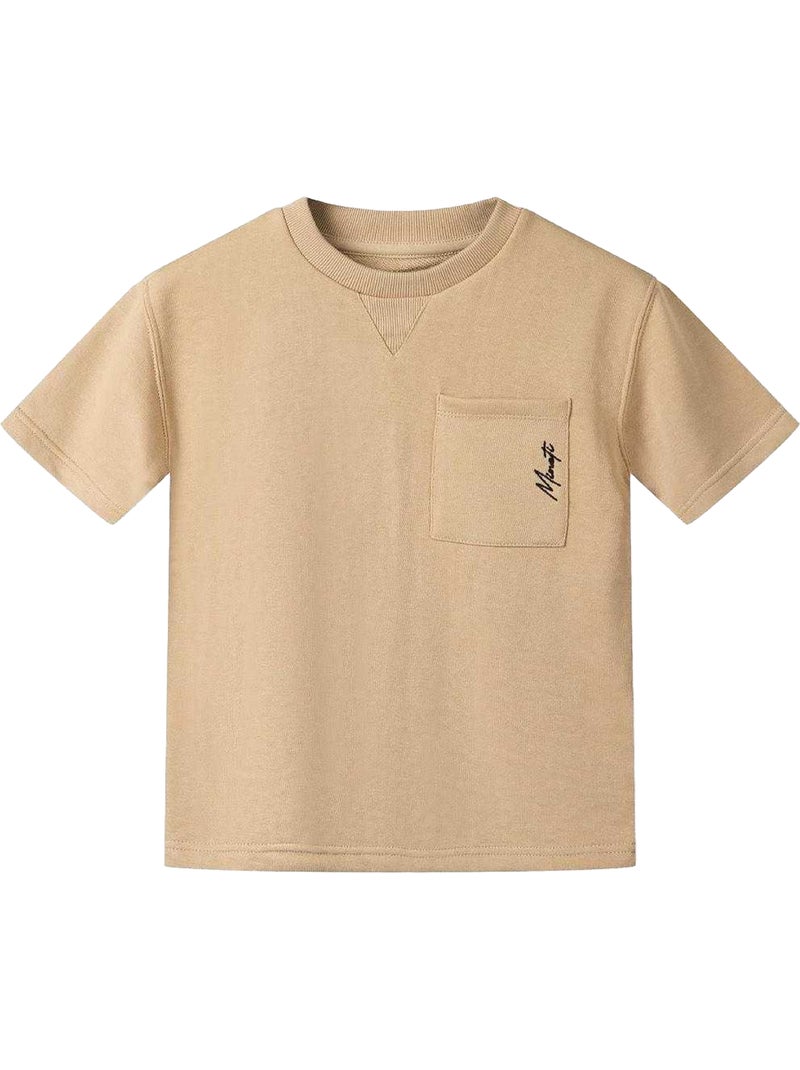 Ensemble t-shirt et short motif/style texte - minoti Beige - Kiabi