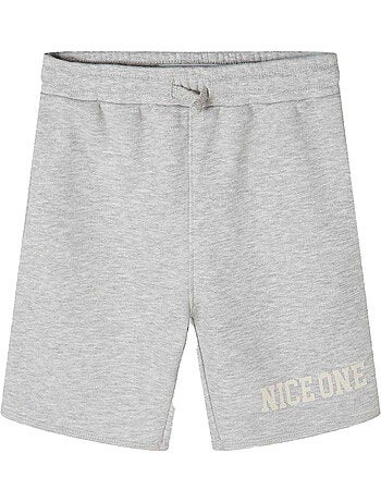 Ensemble t-shirt et short motif/style texte - minoti
