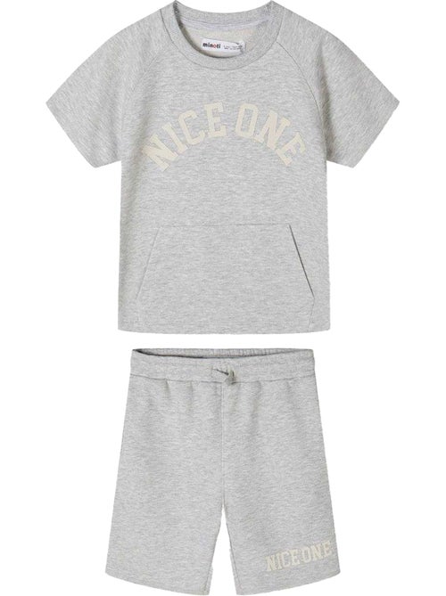 Ensemble t-shirt et short motif/style texte - minoti - Kiabi