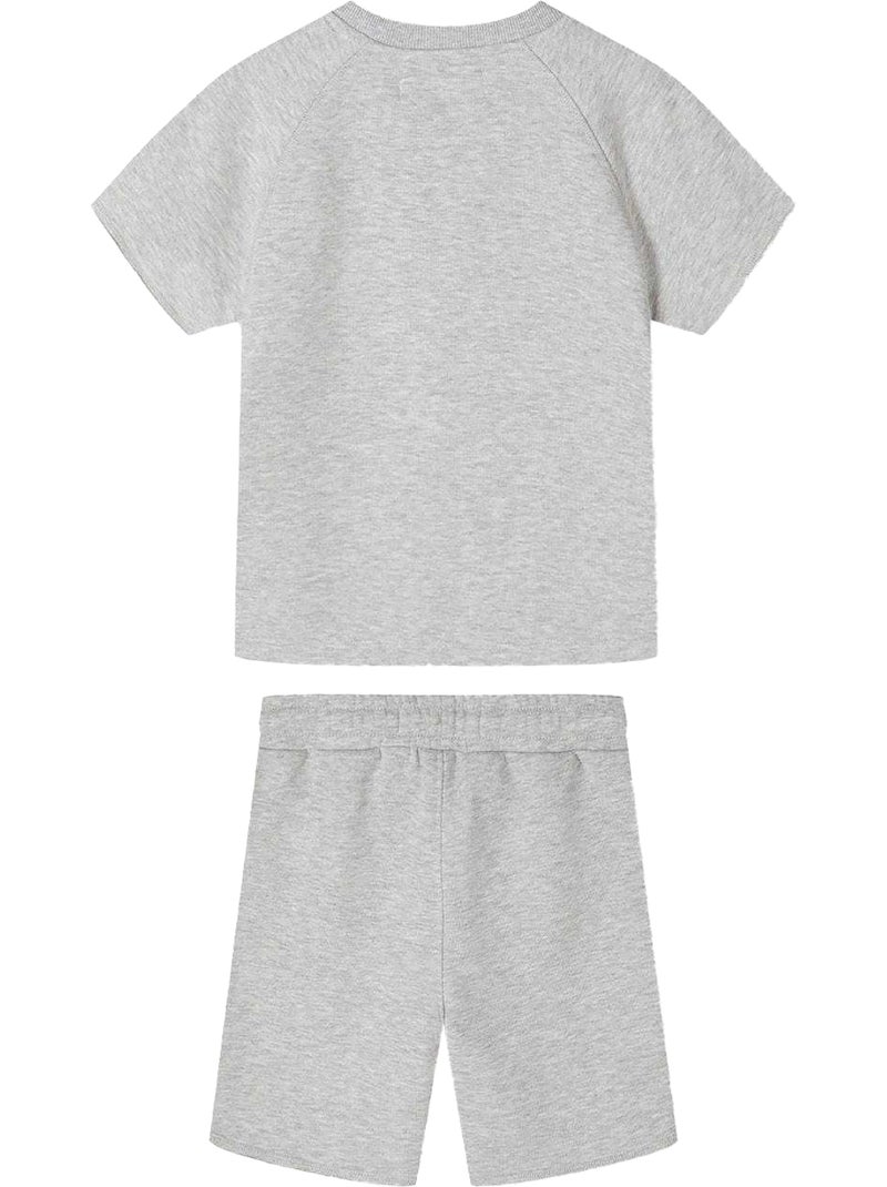 Ensemble t-shirt et short motif/style texte - minoti Gris - Kiabi