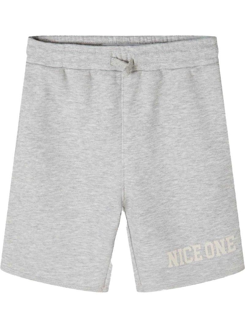 Ensemble t-shirt et short motif/style texte - minoti Gris - Kiabi