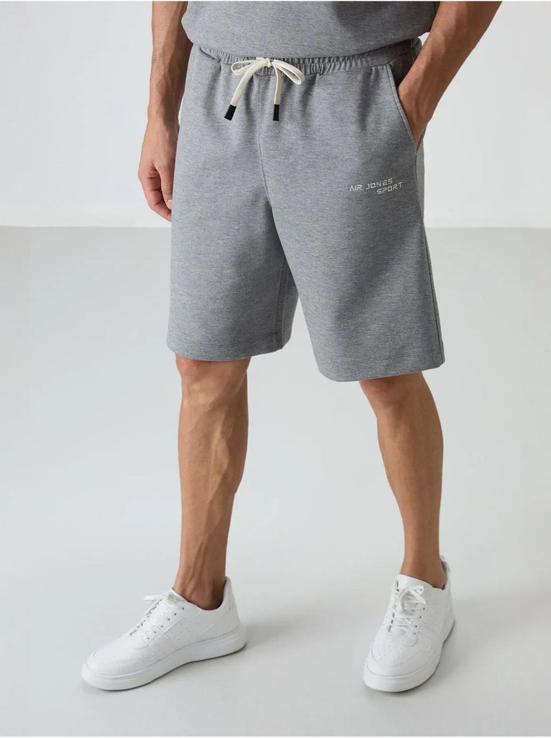 Ensemble t-shirt et short oversize tommy Gris - Kiabi