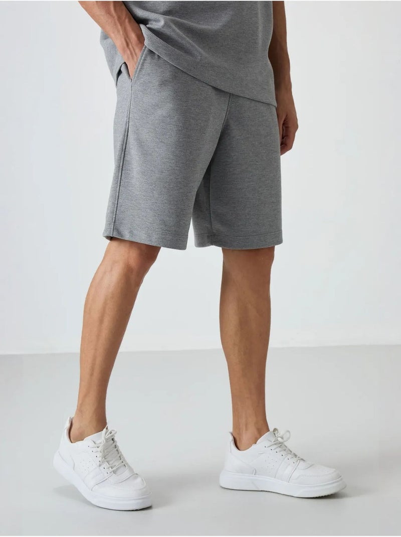 Ensemble t-shirt et short oversize tommy Gris - Kiabi