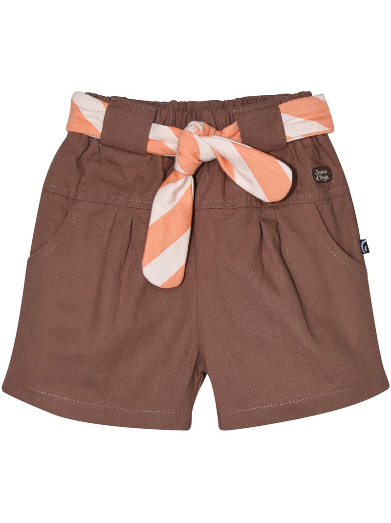 Ensemble T-shirt et short Ramia Beige - Kiabi