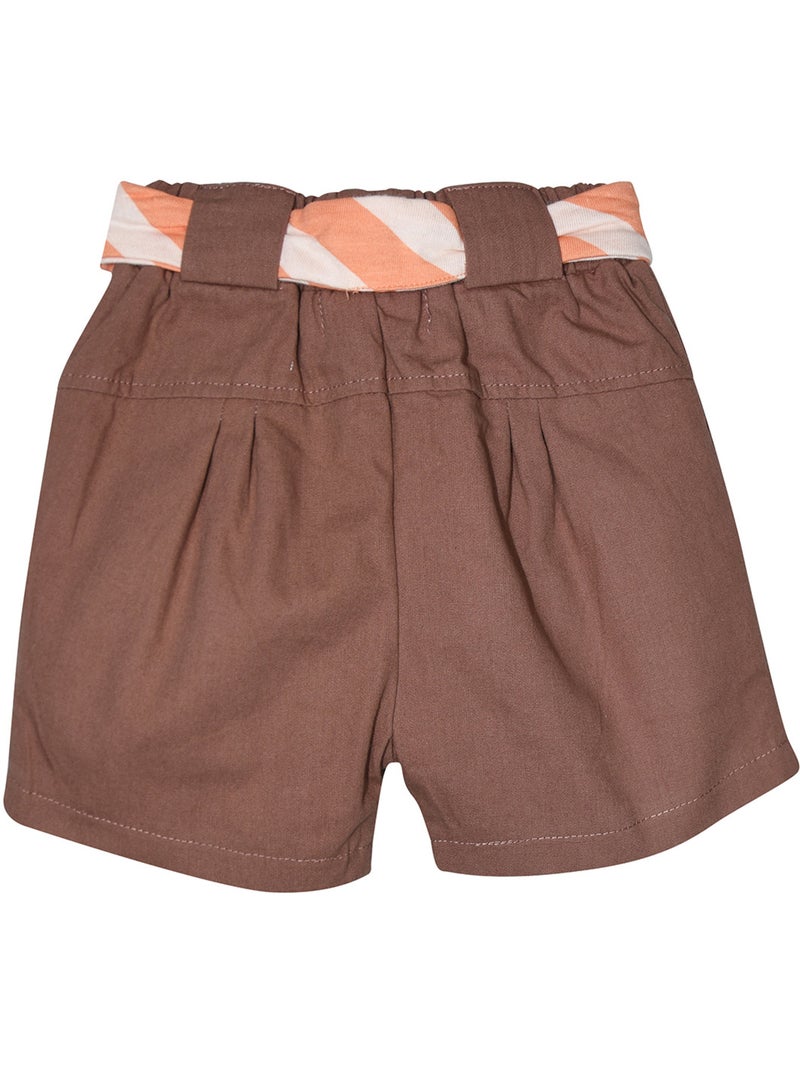 Ensemble T-shirt et short Ramia Beige - Kiabi