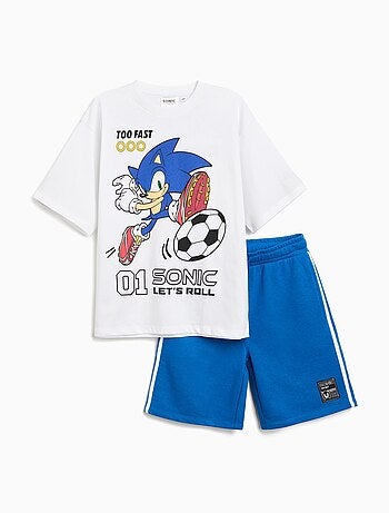 Ensemble t-shirt et short « Sonic » MO Fashion