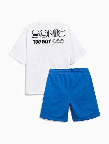 Ensemble t-shirt et short « Sonic » MO Fashion