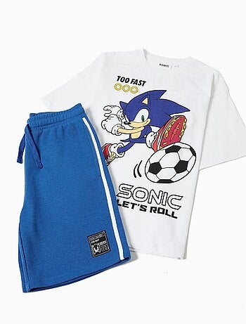 Ensemble t-shirt et short « Sonic » MO Fashion