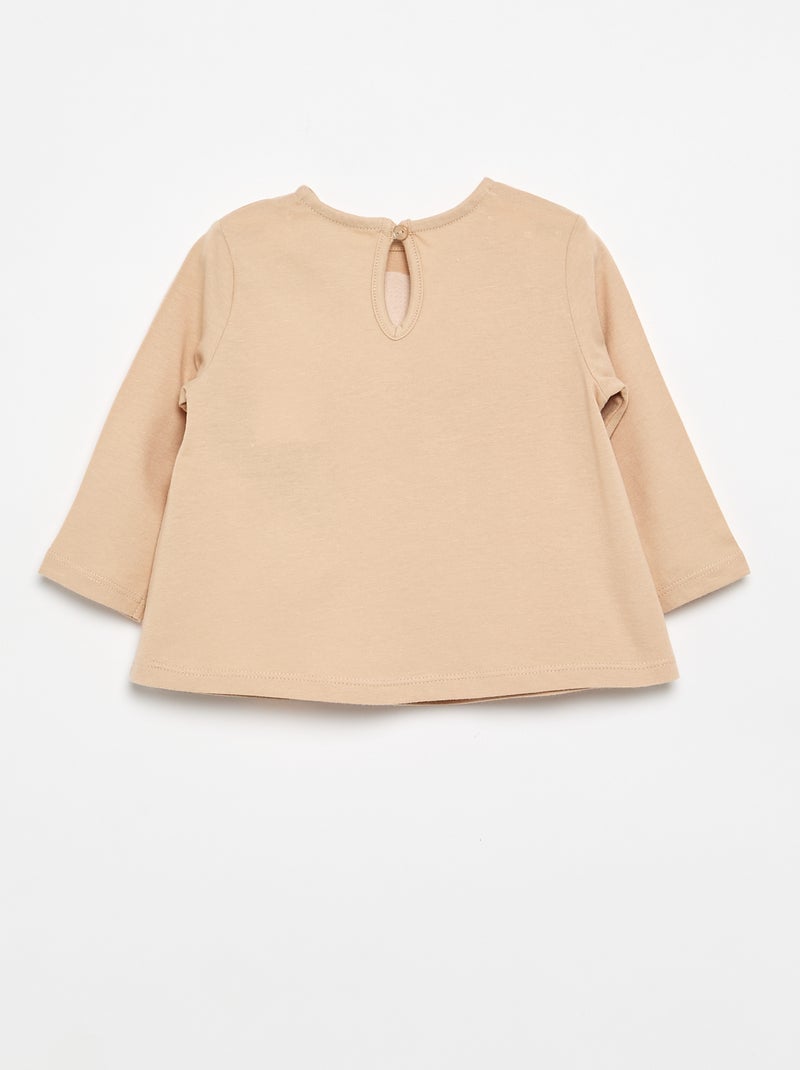 Ensemble T-shirt + legging Beige - Kiabi