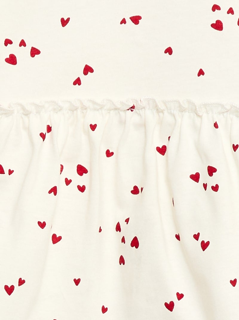 Ensemble t-shirt + legging côtelé - 2 pièces Beige - Kiabi