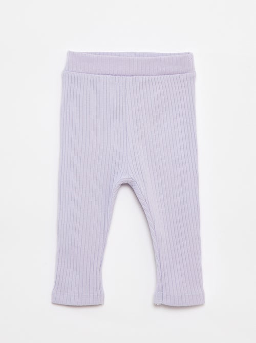 Ensemble t-shirt + legging côtelé - 2 pièces - Kiabi