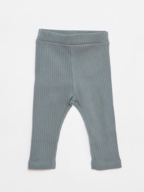 Ensemble t-shirt + legging côtelé - 2 pièces - Kiabi