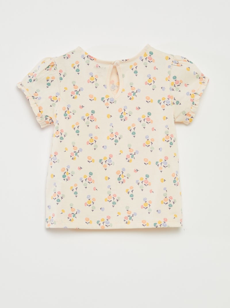 Ensemble t-shirt + legging côtelé - 2 pièces ROSE - Kiabi