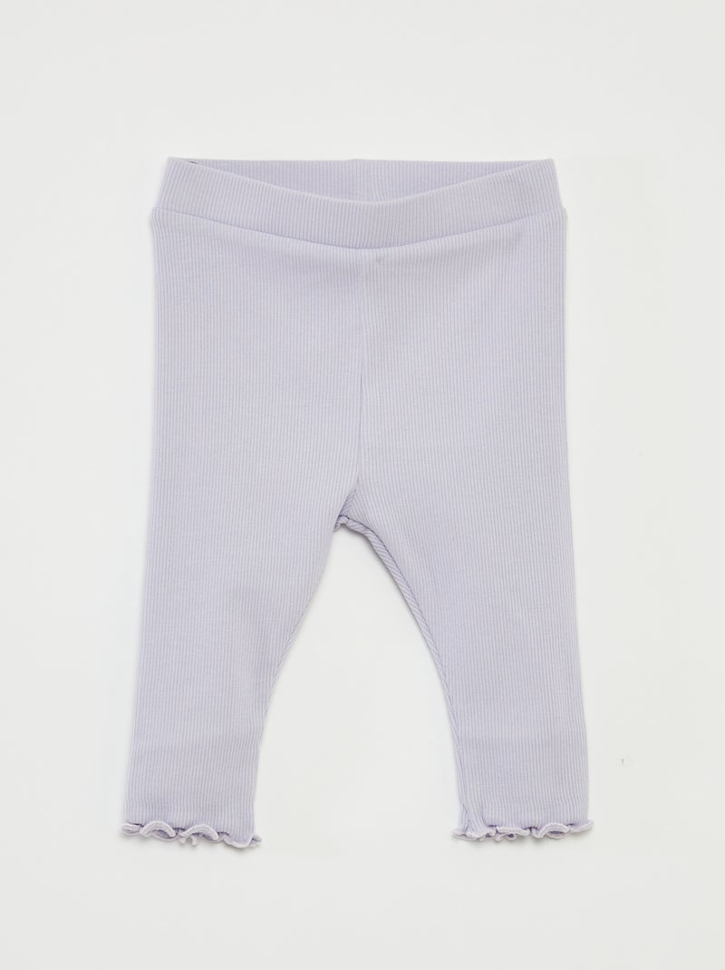 Ensemble t-shirt + legging côtelé - 2 pièces ROSE - Kiabi