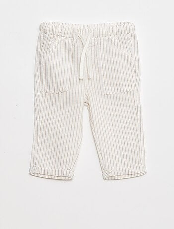 Ensemble t-shirt manches courtes + pantalon léger - 2 pièces