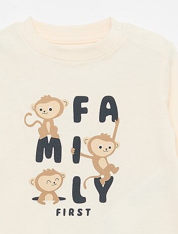 Ensemble t-shirt + pantalon - 2 pièces