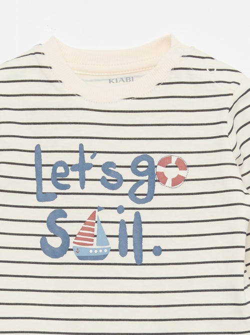 Ensemble t-shirt + pantalon - 2 pièces - Kiabi