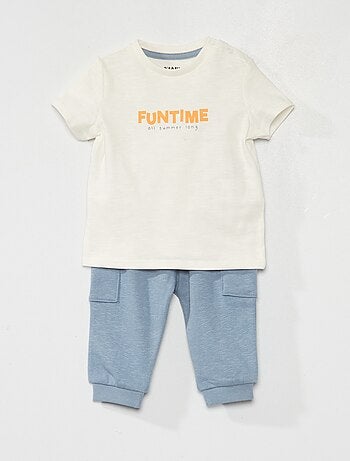 Ensemble t-shirt + pantalon - Kiabi