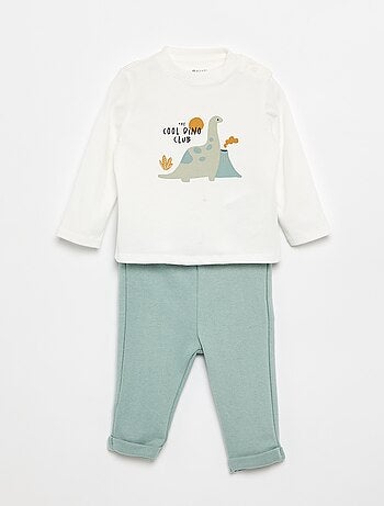 Ensemble T-shirt + pantalon de jogging - 2 pièces