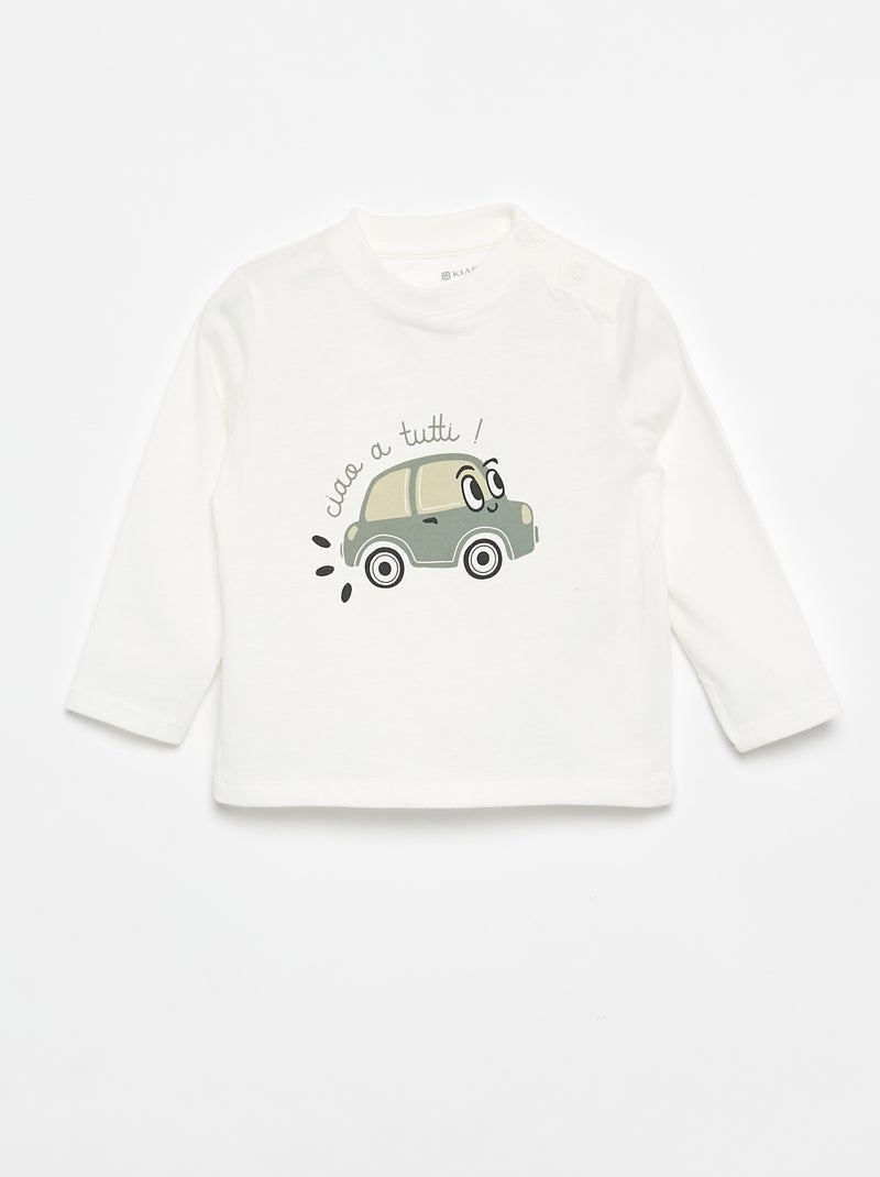 Ensemble T-shirt + pantalon de jogging - 2 pièces Vert - Kiabi