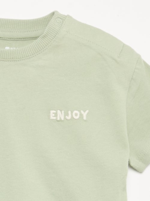 Ensemble T-shirt + pantalon de jogging - Kiabi